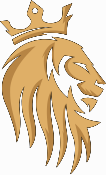 Kingdom Minded Man crowned lion crest